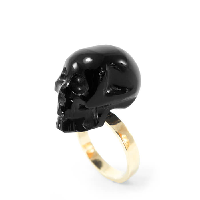 Black skull