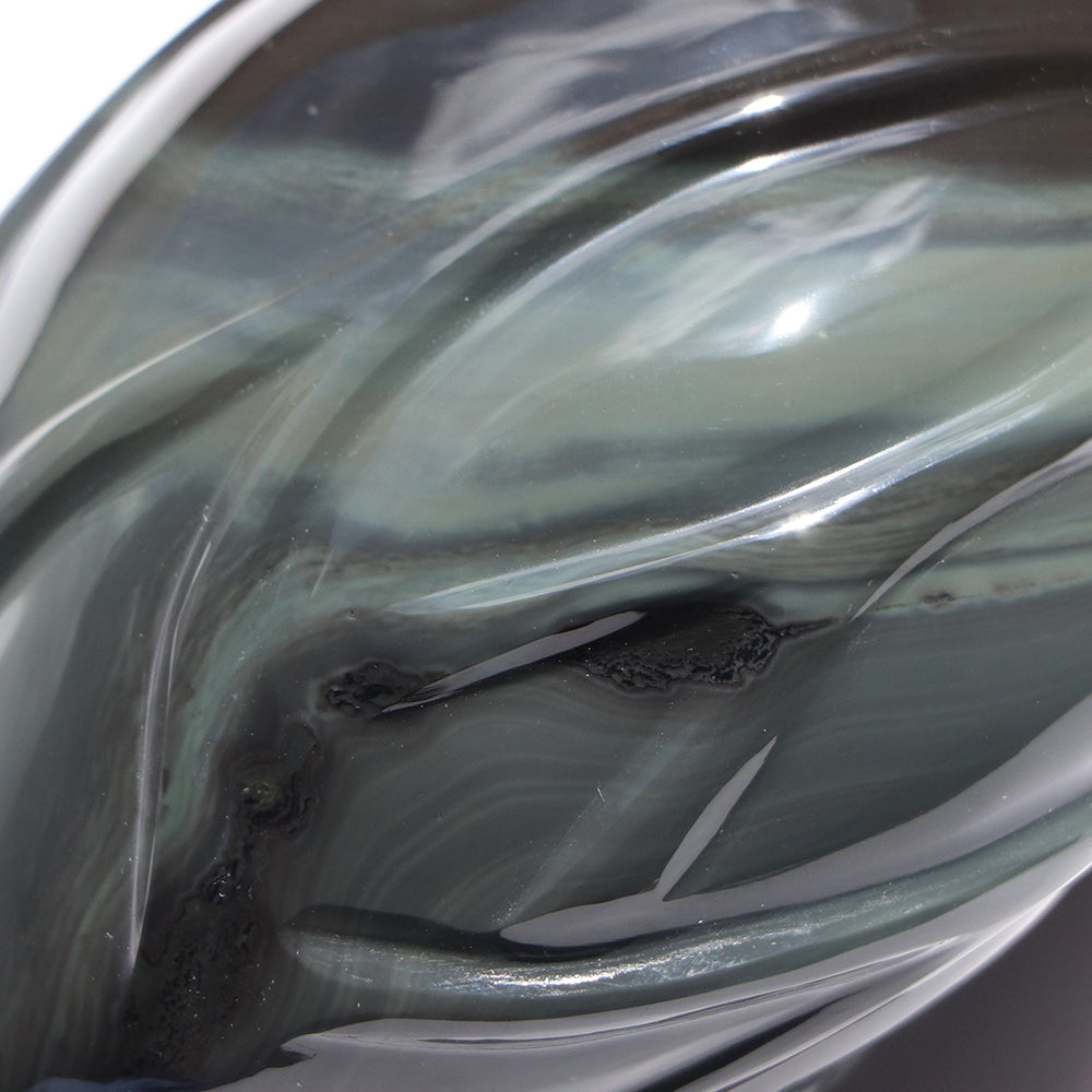 Corazón obsidiana verde 4