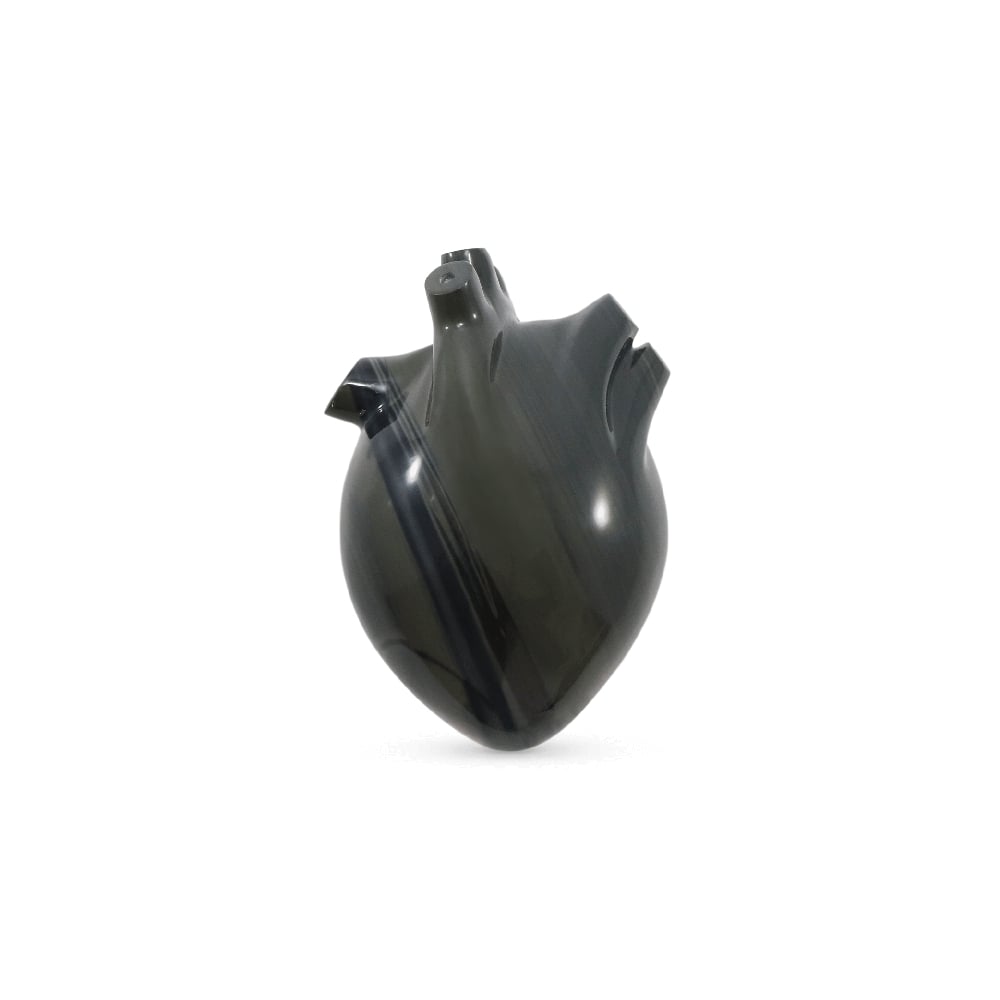 Corazón obsidiana verde