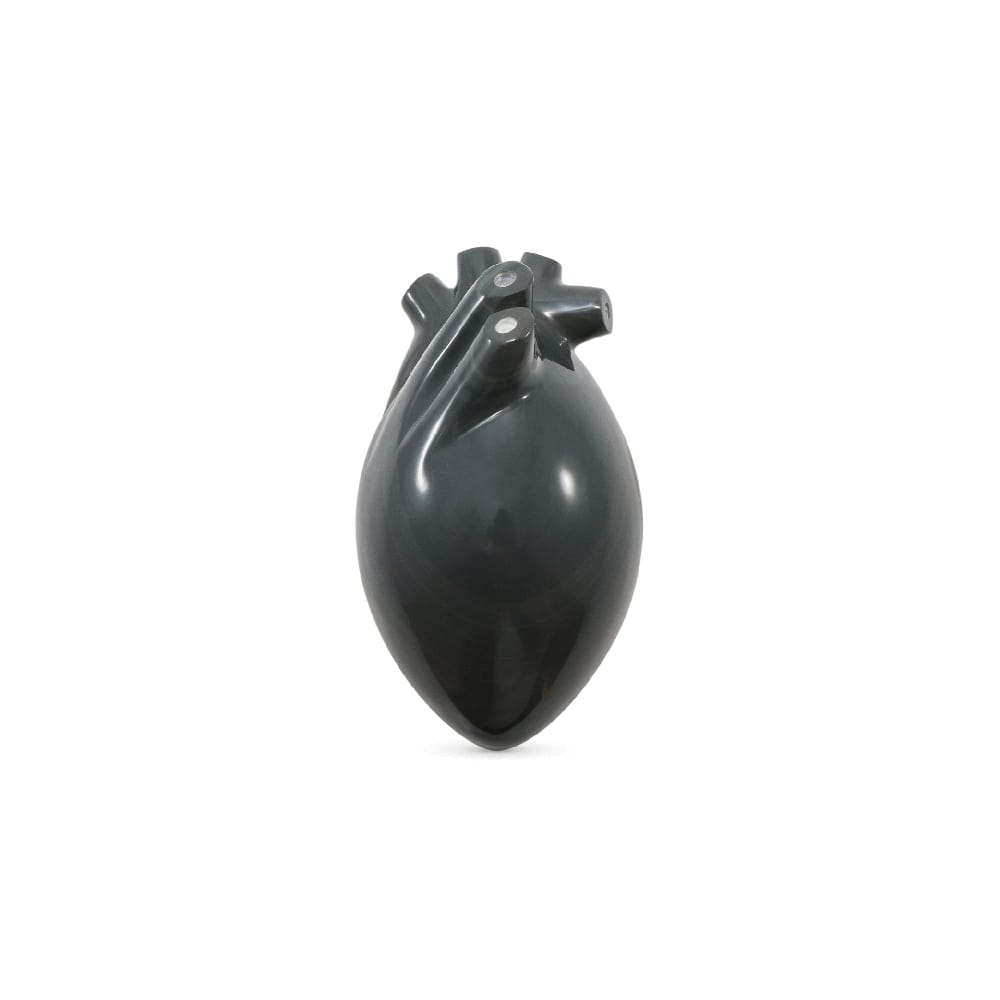 Corazón obsidiana verde