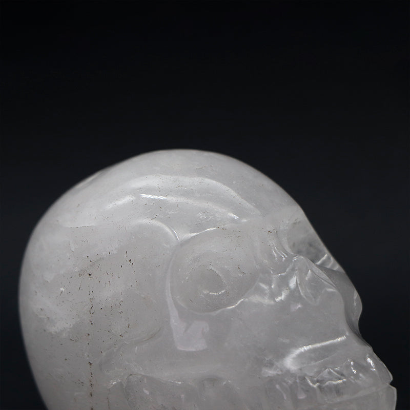 Cráneo de cuarzo blanco