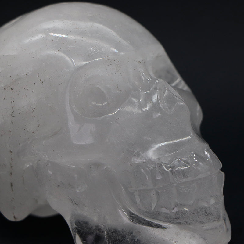 Cráneo de cuarzo blanco