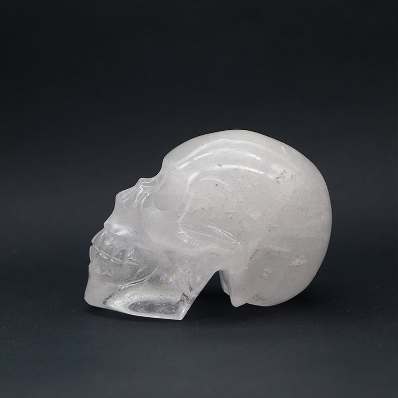 Cráneo de cuarzo blanco