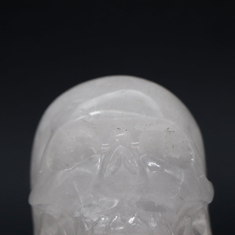 Cráneo de cuarzo blanco