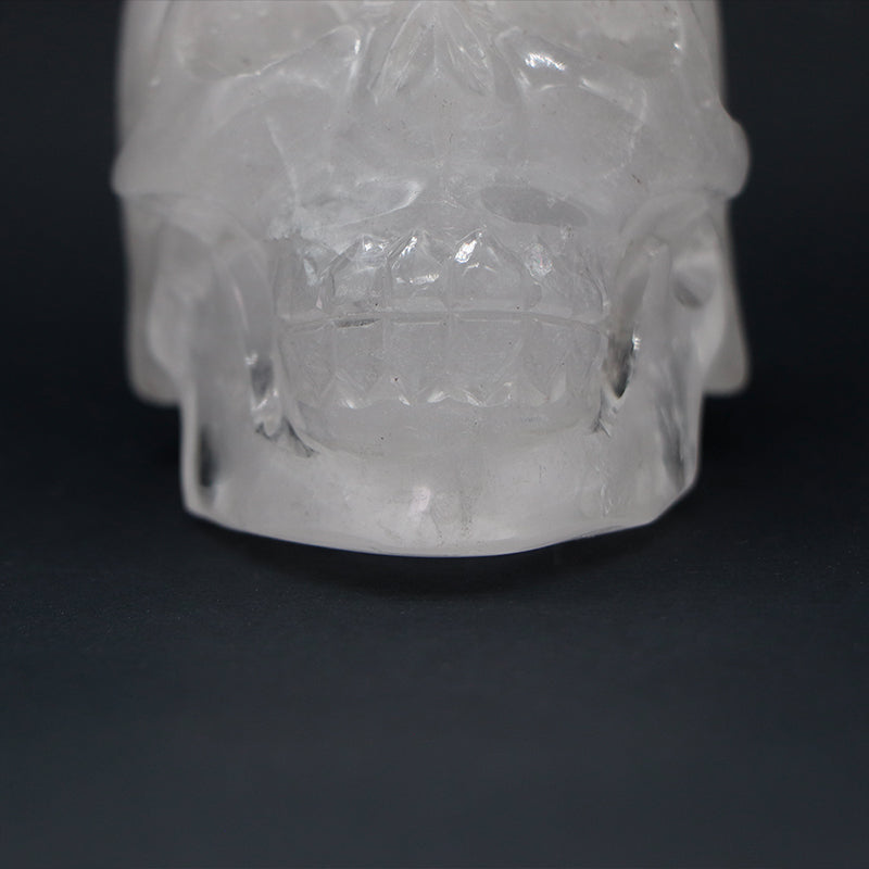 Cráneo de cuarzo blanco