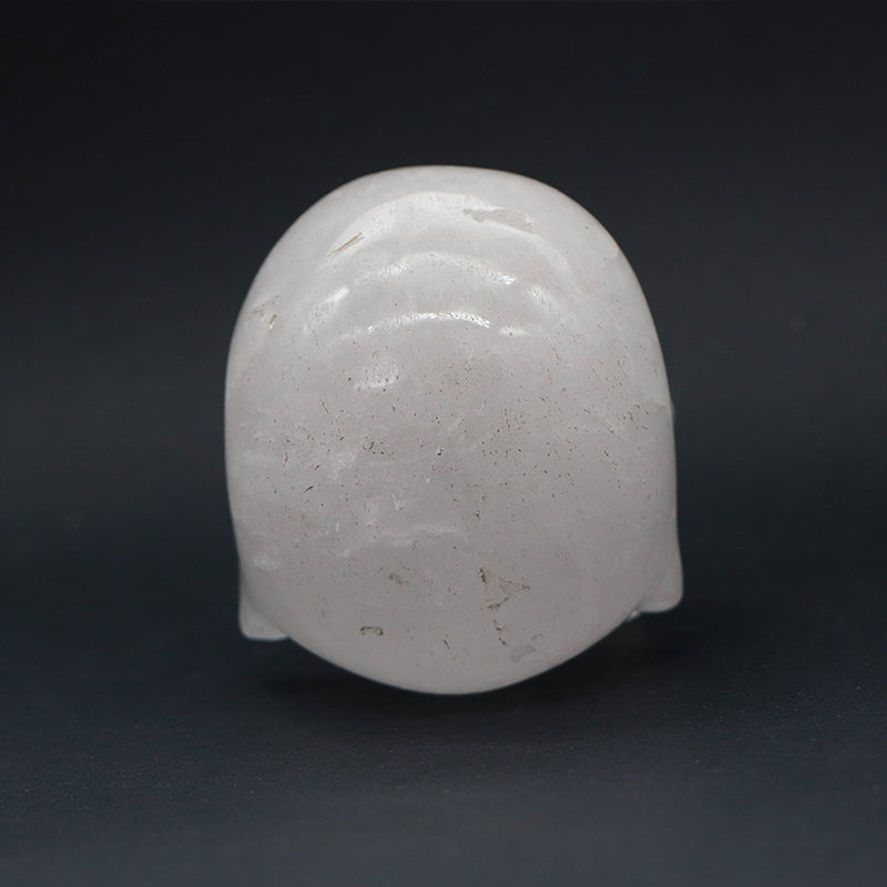 Cráneo de cuarzo blanco