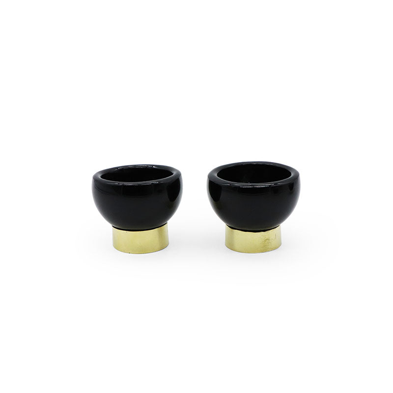 REGALO CORPORATIVO Set de dos mezcaleros negros