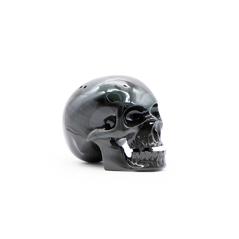 Cráneo obsidiana verde