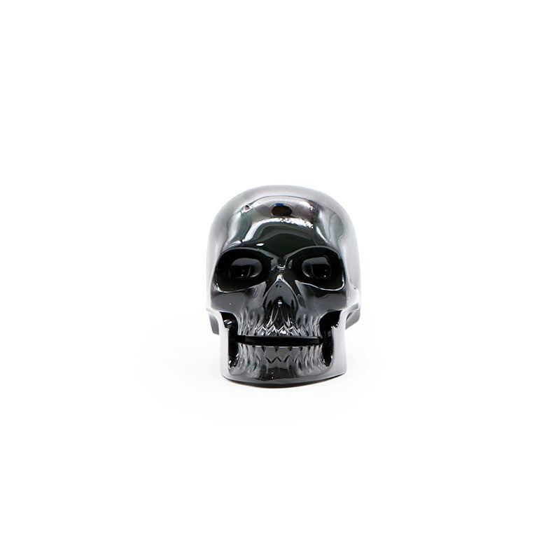 Cráneo obsidiana verde