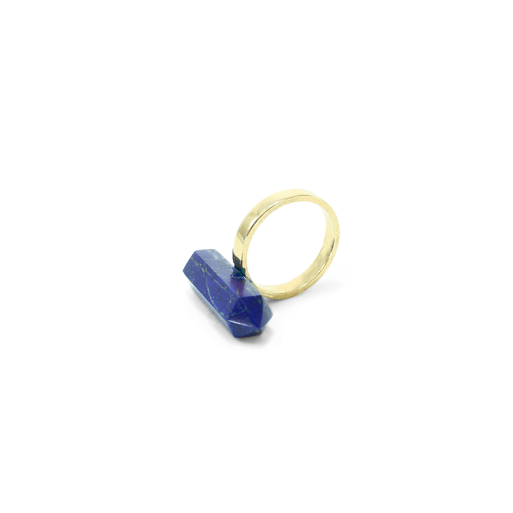 Anillo péndulo lapislazuli