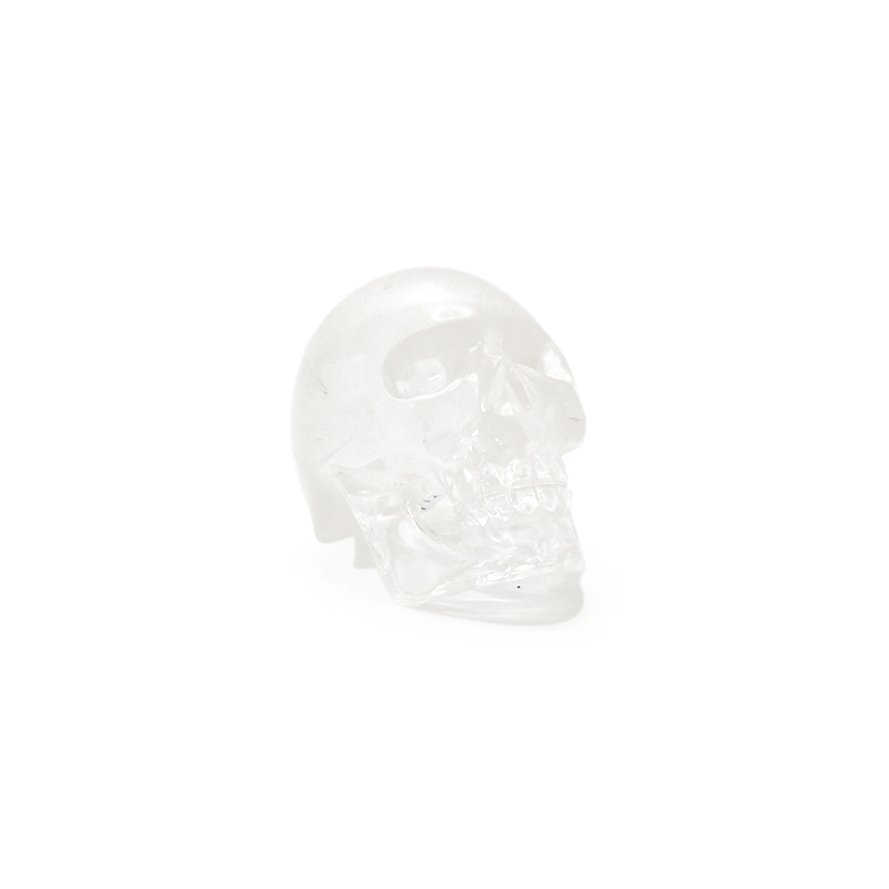 Cráneo de cuarzo blanco