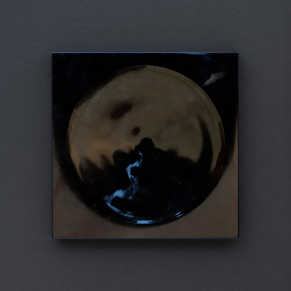 Cuadro convexo obsidiana dorada