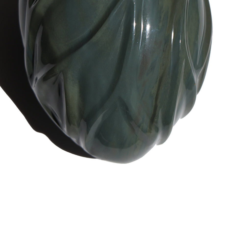 Corazón obsidiana verde 3