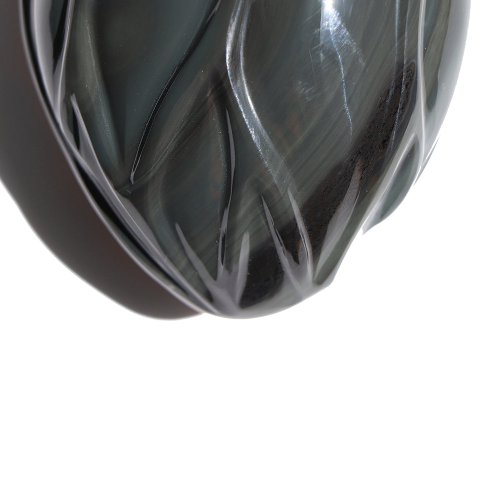 Corazón obsidiana verde 4