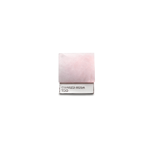 Pin cuarzo rosa