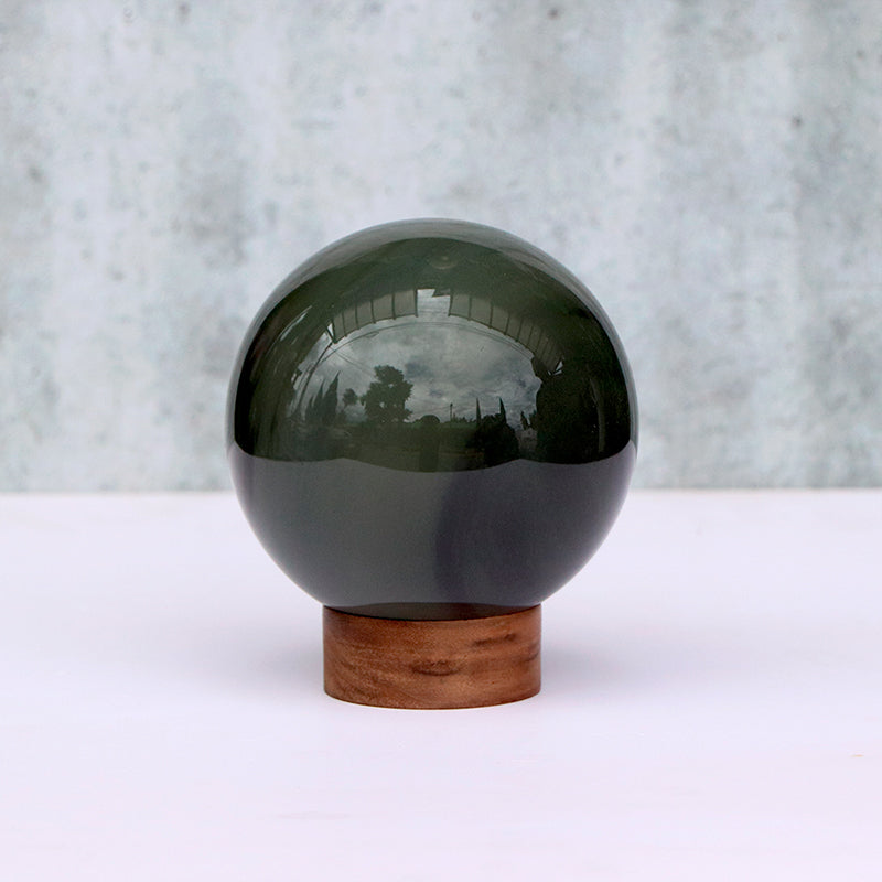 Esfera de obsidiana verde Grande