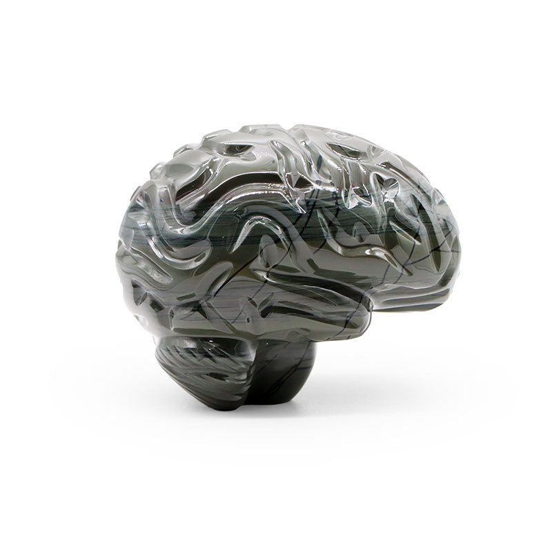 Cerebro obsidiana verde
